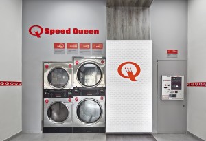 Speed Queen coin-operated washers in Italy