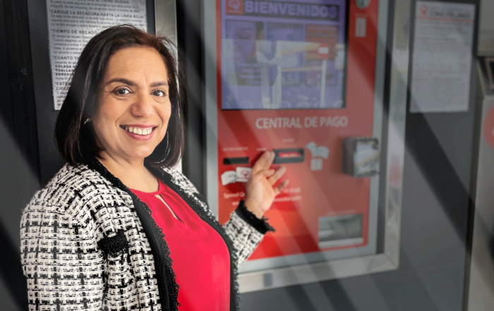 Woman starting a business with Speed Queen in Spain Magda.
