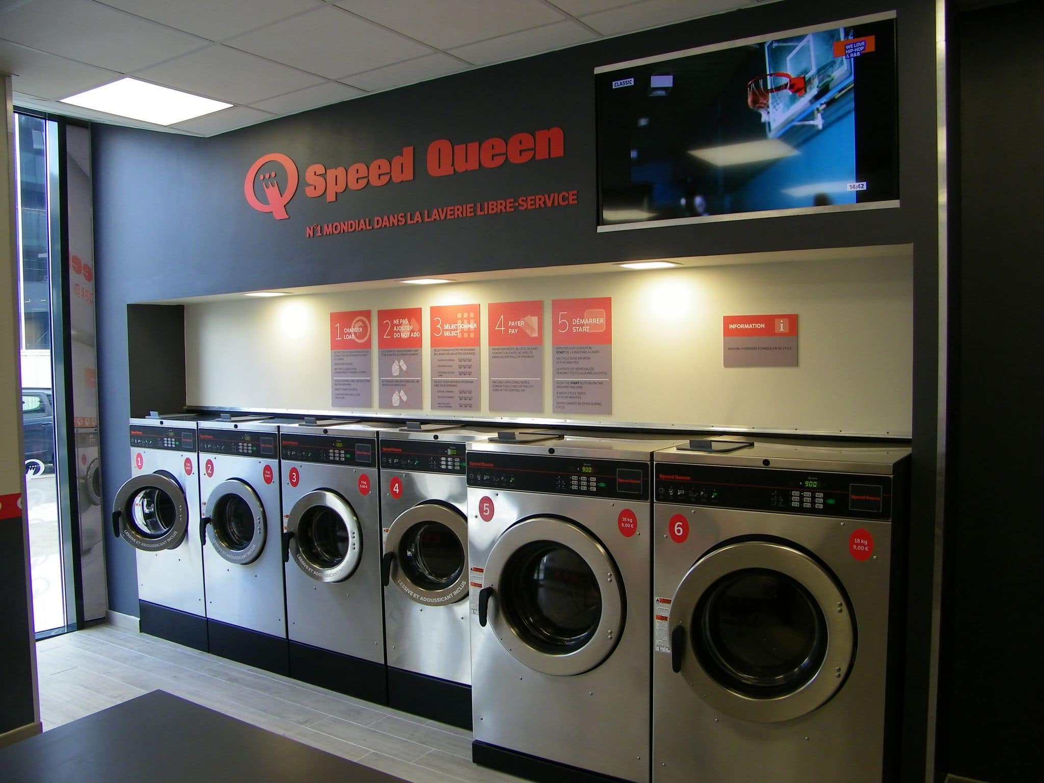 Laverie automatique Speed Queen