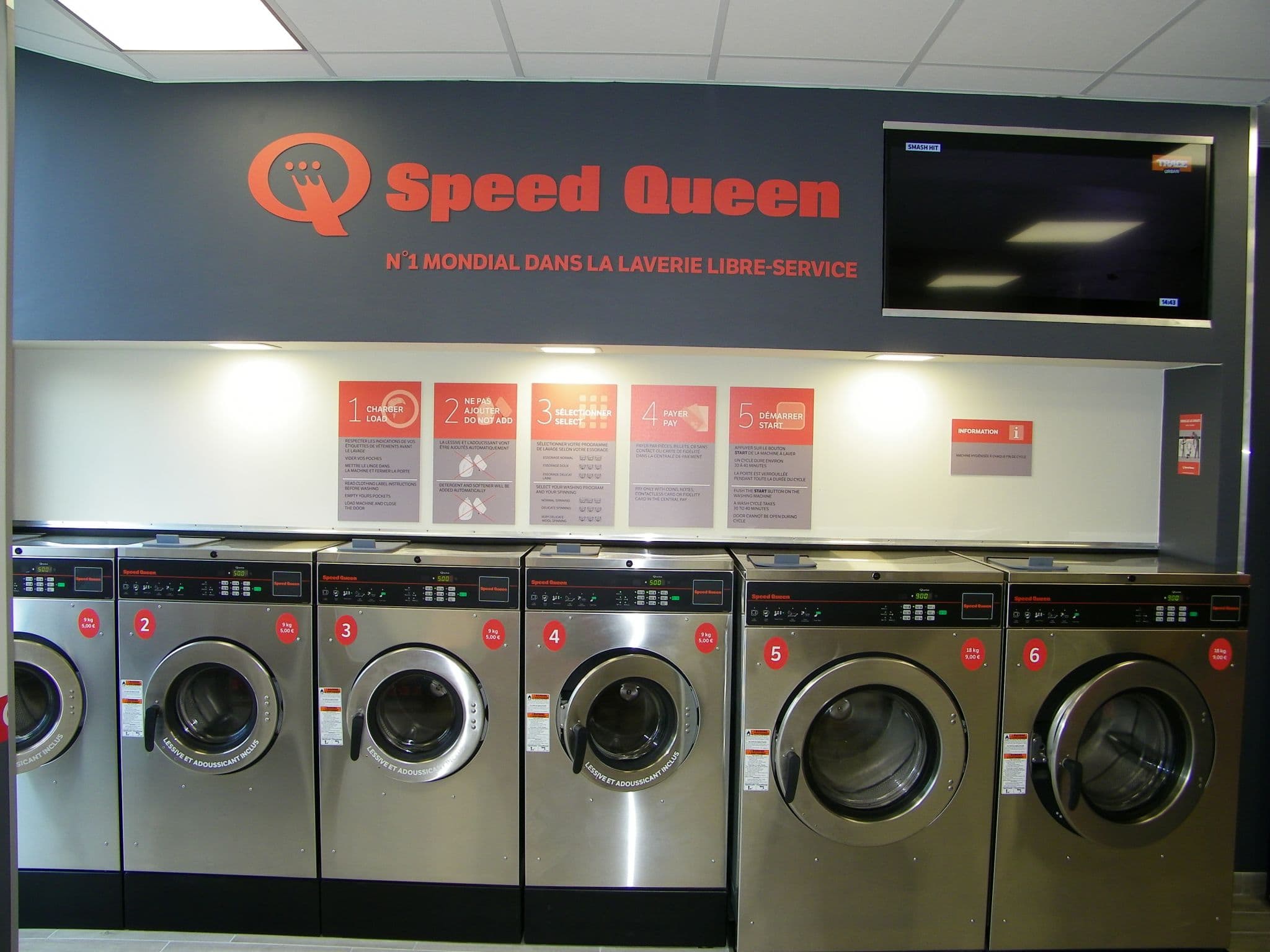 Laverie automatique Speed Queen