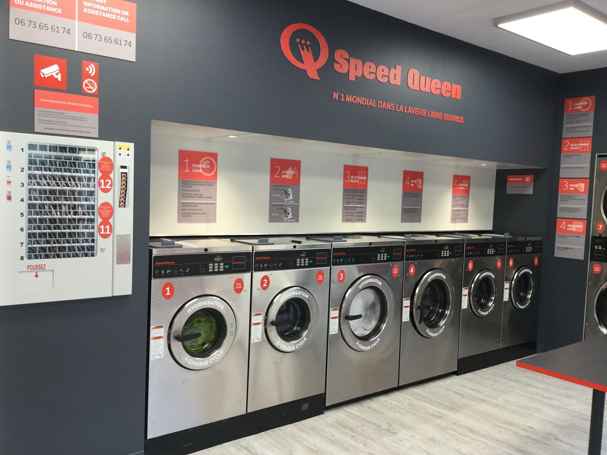 Laverie automatique Speed Queen